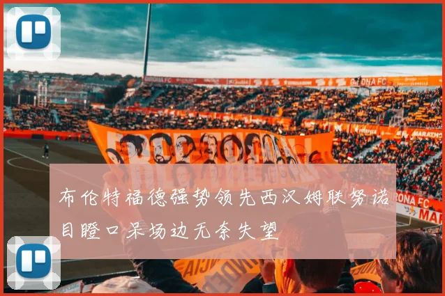 布伦特福德强势领先西汉姆联努诺目瞪口呆场边无奈失望